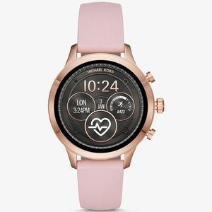 Heart Rate Rose Gold-Tone- Silicone Smartwatch